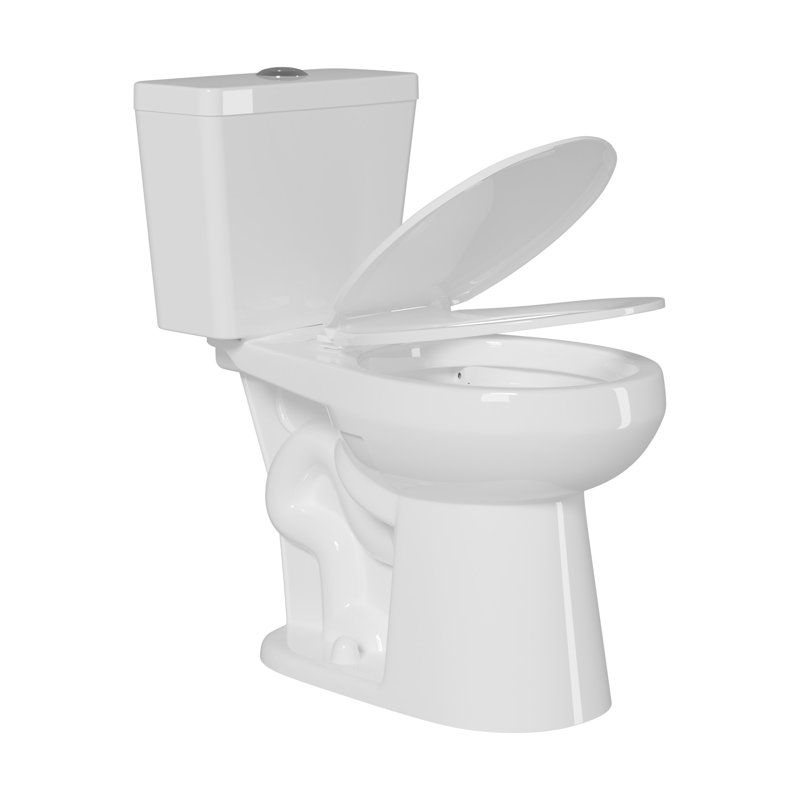 21" Extra Tall Toilet for Seniors, Compact High Toilet 1.0/1.28 GPF Tornado Dual Flush, MAP 1000g