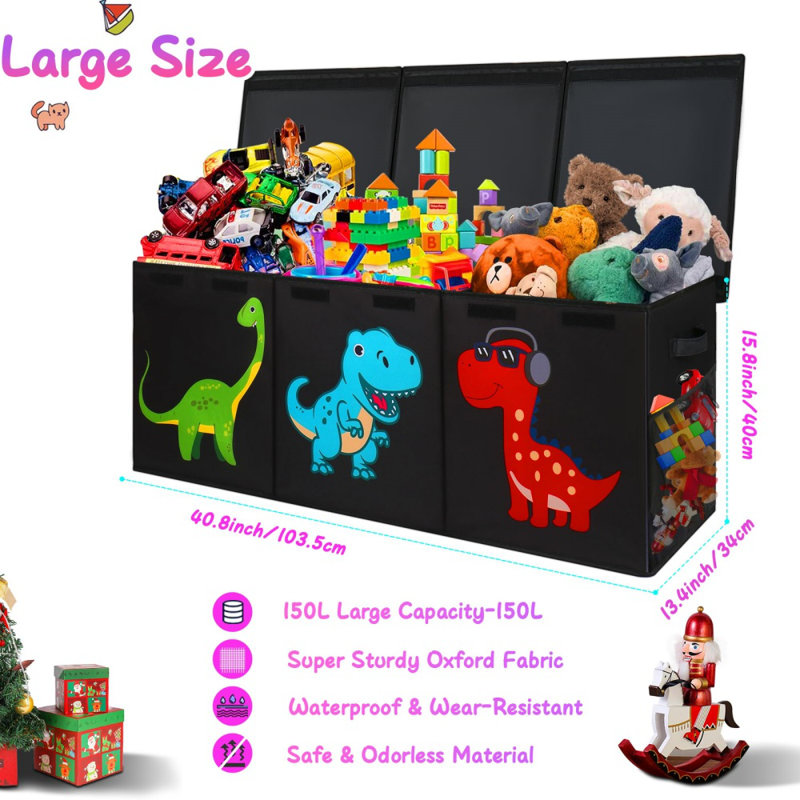 Rangement pliable avec couvercles