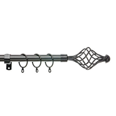 Johnby Adjustable Curtain Pole Set