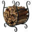 60.3cm W Metal Log Rack