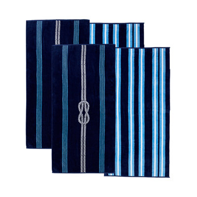 Serviettes de plage 100% jacquard 100% coton