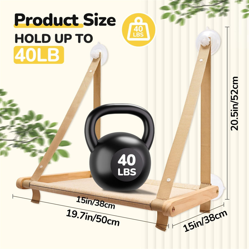 Manufactured Wood Hammock Pet Bed