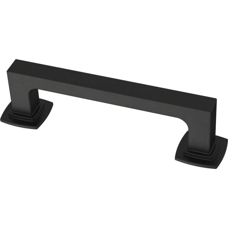 Parow 3 3/4" Center Bar Pull Multipack, Black, 3 3/4" Center to Center