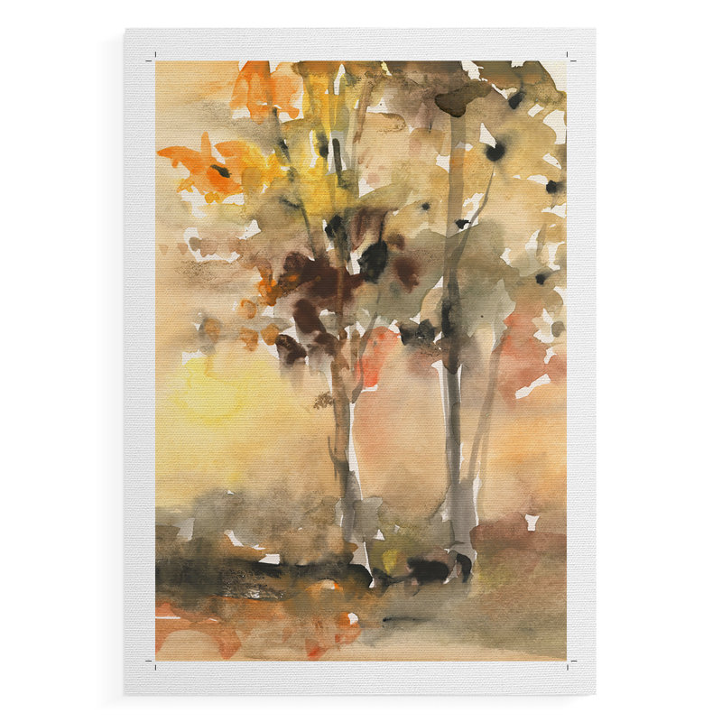 Automne feuillage d'automne II - impression sur toile seulement - non encadrée, H 48 po x l 32 po