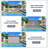 12‘ X 9' Aluminum Patio Double Roof Gazebo with Shade Cloth & Bug Netting