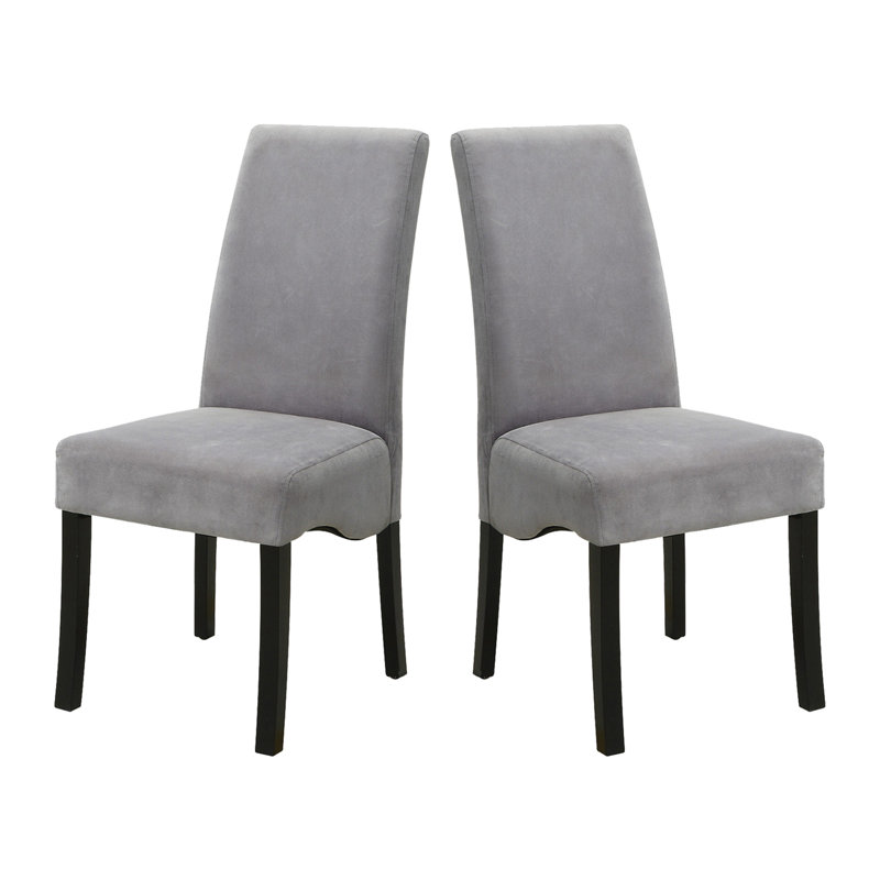 Chaises d'appoint rembourrées en velours