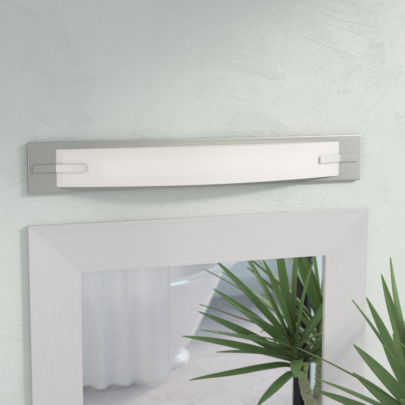 Barre d'éclairage de salle de bain 1 lumière Mathews, 4.25" H x 43" W x 3.25" D, 39 W
