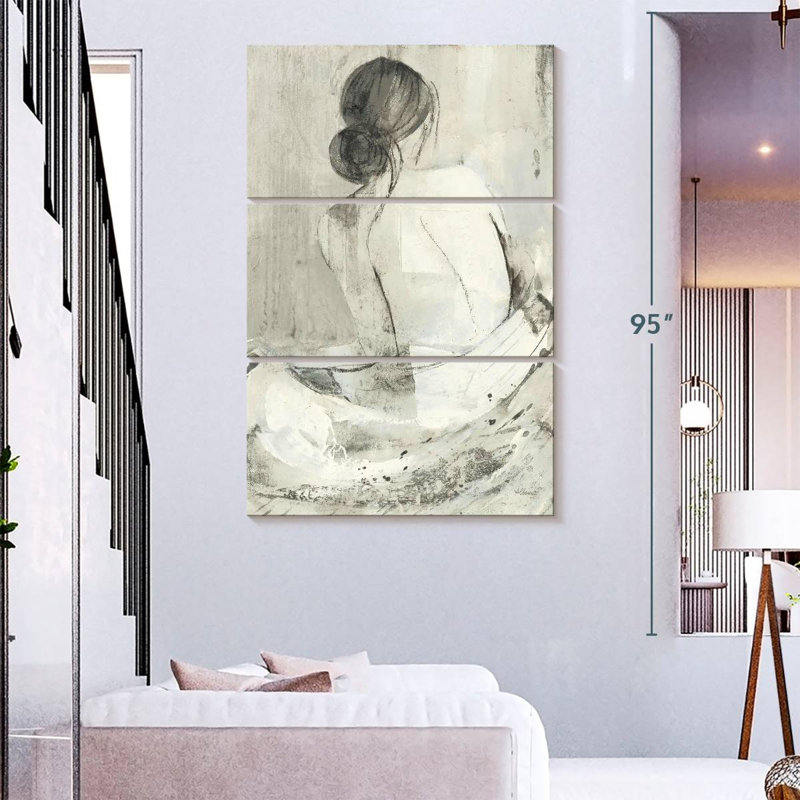 Leisha Evening Neutral, 74" H x 48" W