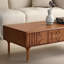 Nouvelle table basse sculptée de style chinois