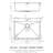 28" Stainless Steel Sink Drop In - 18 Gauge, Finish, Brushed Nickel, Single Bowl Kitchen Basin Drop-In Attractive-121609558