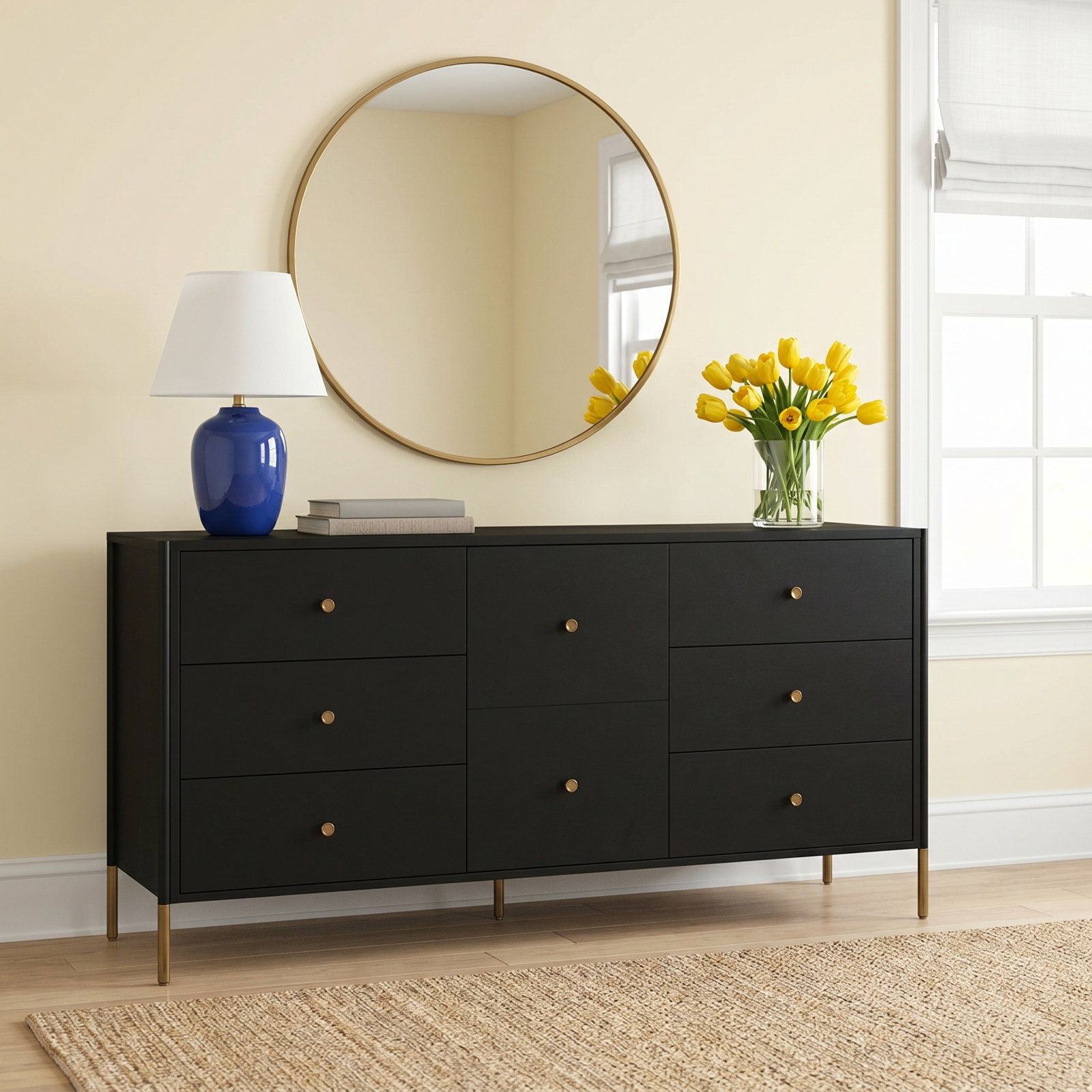Acer 8 - Drawer Double Dresser