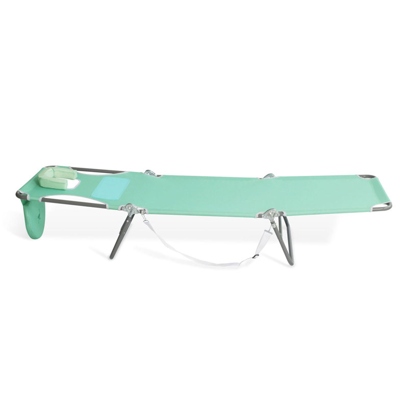 Outdoor Rust-Resistant Metal Chaise Lounge
