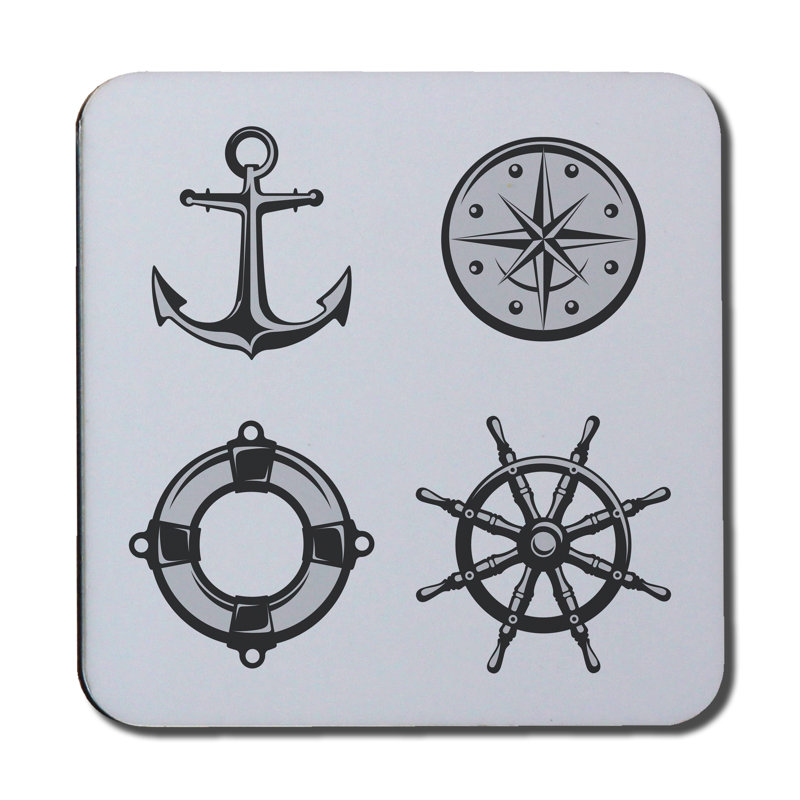 Square 6 Piece Coaster Set