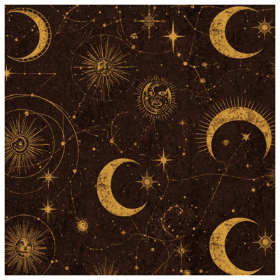 Celestial Moon Sun Motifs Comforter