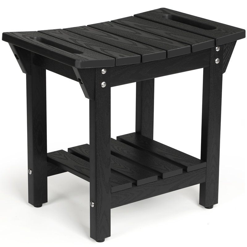 Banc de douche Sekia 18,6 W, Noir