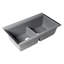33.86'' L Double Bowl Granite Kitchen Sink-95312610