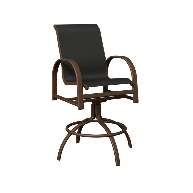 Chaise berçante pivotante Berlin Gardens Murphy Slings, Filon de bois mesquite, Noir