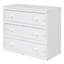 Lit mezzanine double bas avec cabinet