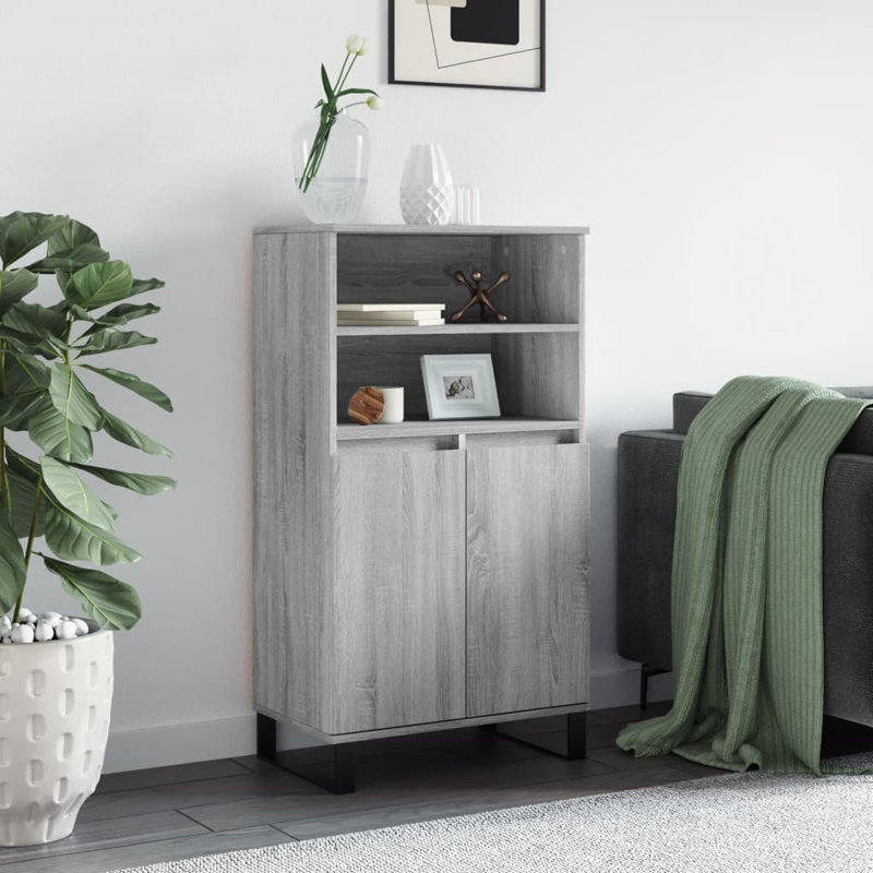 Mithra 60cm Sideboard, Grey Sonoma