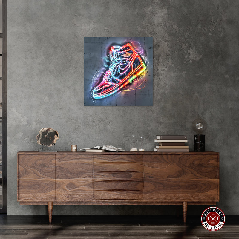 Sneaker 1 pièce Notoriart, Toile tendue, H 24 po x l 24 po