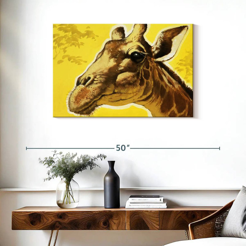 Tête de girafe Brampt, H 24 po x l 36 po