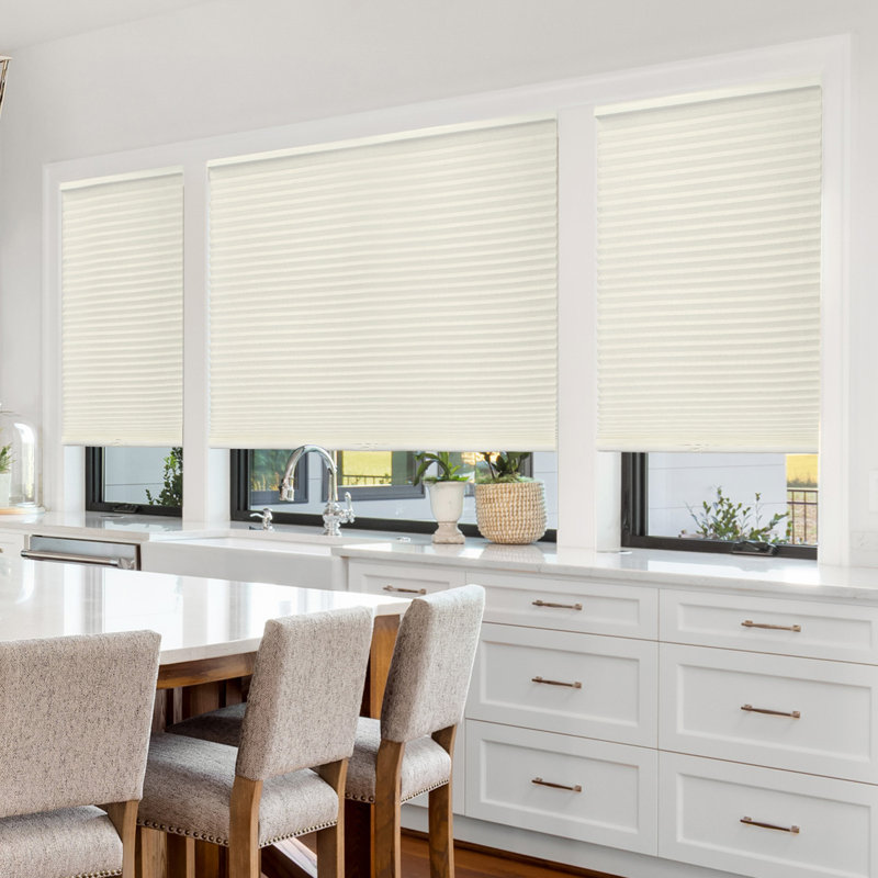 Cordless Semi Sheer Cellular Shade, 47.75"W x 48"L