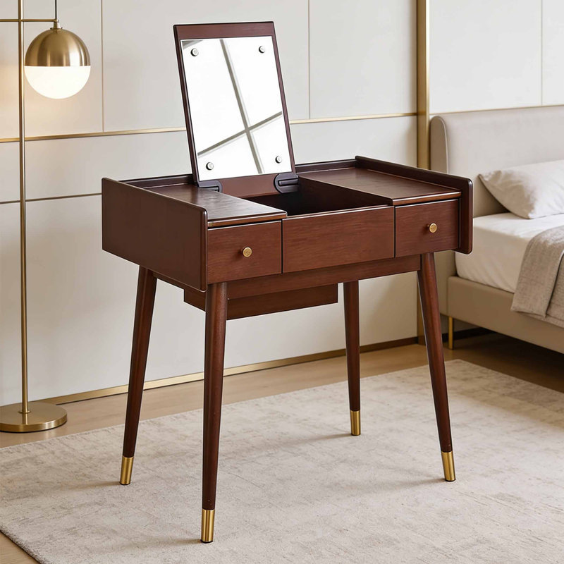 Coiffeuse avec rangement de style européen