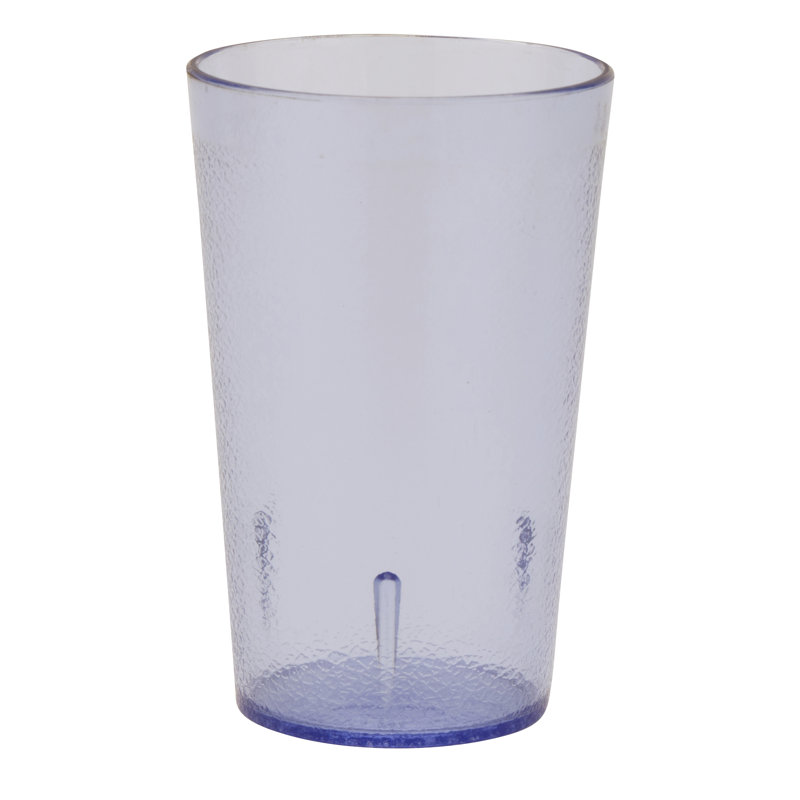GET Gobelets de restaurant en plastique robustes, Bleu, 9,5 oz