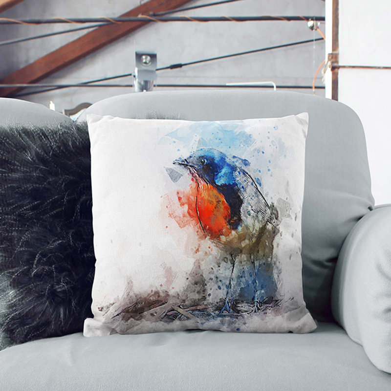 Square Cushion, 40cm H x 40cm W x 15cm D