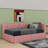 Twin Size Upholstered Daybed With 2 Drawers-2054740405