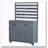 64.9'' H Large Patio Kitchen Island Solid Wood Kitchen Cart-125528496
