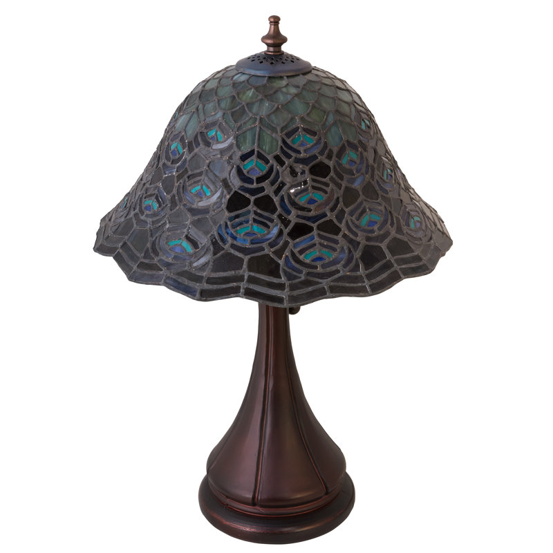 Peacock Feather Table Lamp
