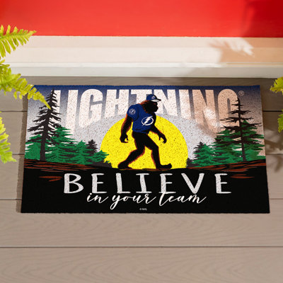 Tampa Bay Lightning Bigfoot PVC Doormat, 28 in x16 in