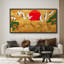 Crane, coucher de soleil, style japonais traditionnel, art moderne-100937281-111696392