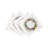 Wreath Flowers Cotton Sateen Cocktail Napkins-66959391