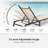 5-Position Adjustable Textilene Outdoor Chaise Lounge-2023914307