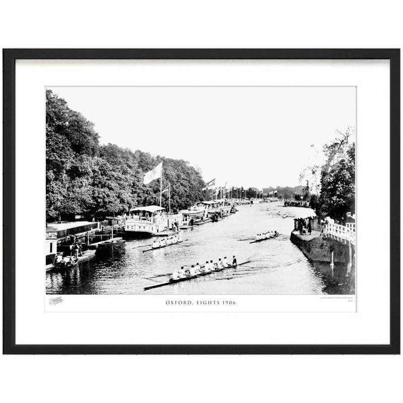 Oxford, Eights 1906 by Francis Frith - Single Picture Frame Print, 28cm H x 36cm W x 2.3cm D