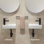Belfry Bathroom Hegel 370mm L x 185mm W Brushed Brass Ceramic Rectangular Sink