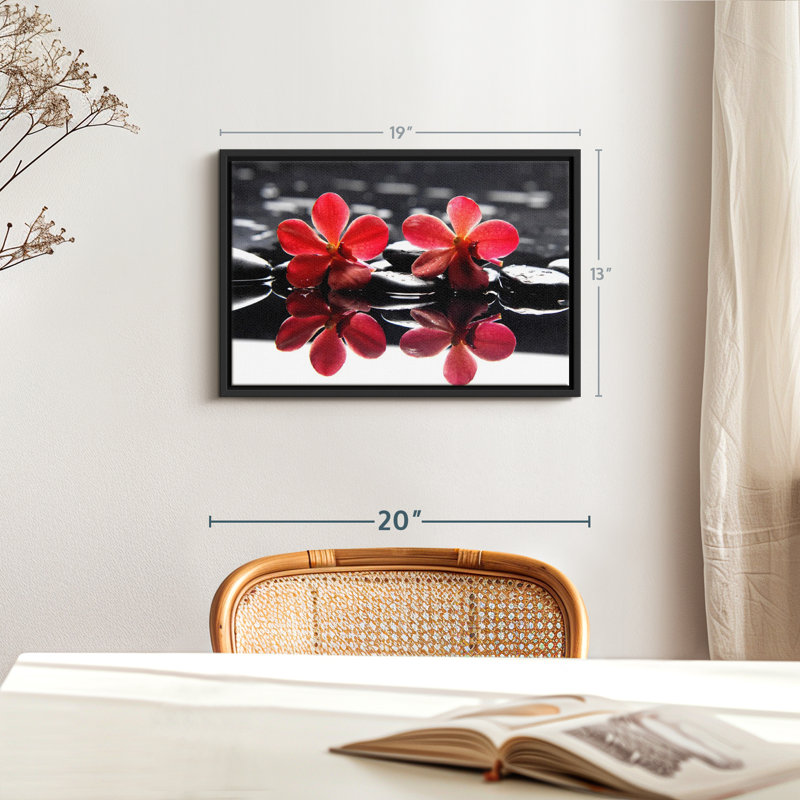 «Spa Orchids», reproduction sur toile, H 13 po x l 19 po