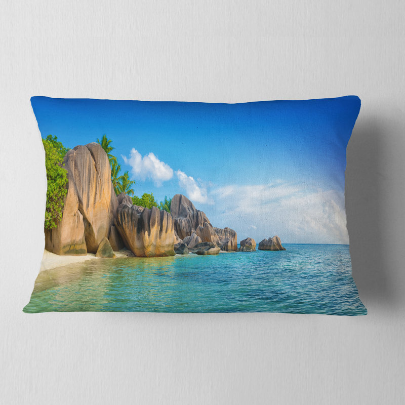Coussin lombaire en mer seascape fantastique