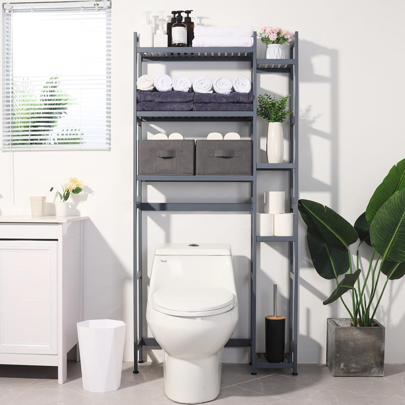 Rangement au-dessus de la toilette, Gris