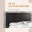 Structure de lit double, structure de lit plateforme en bois, sans bruit-506783400