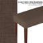 Banc d'appoint 44 "de large avec pieds solides, tabouret de hall d'entrée-1734264783