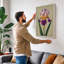 Bearded Iris Botanical - Wrapped Canvas-1689833455-1689833462