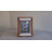 Foreside Home & Garden 4" by 6" White Cross Pattern Picture Frame