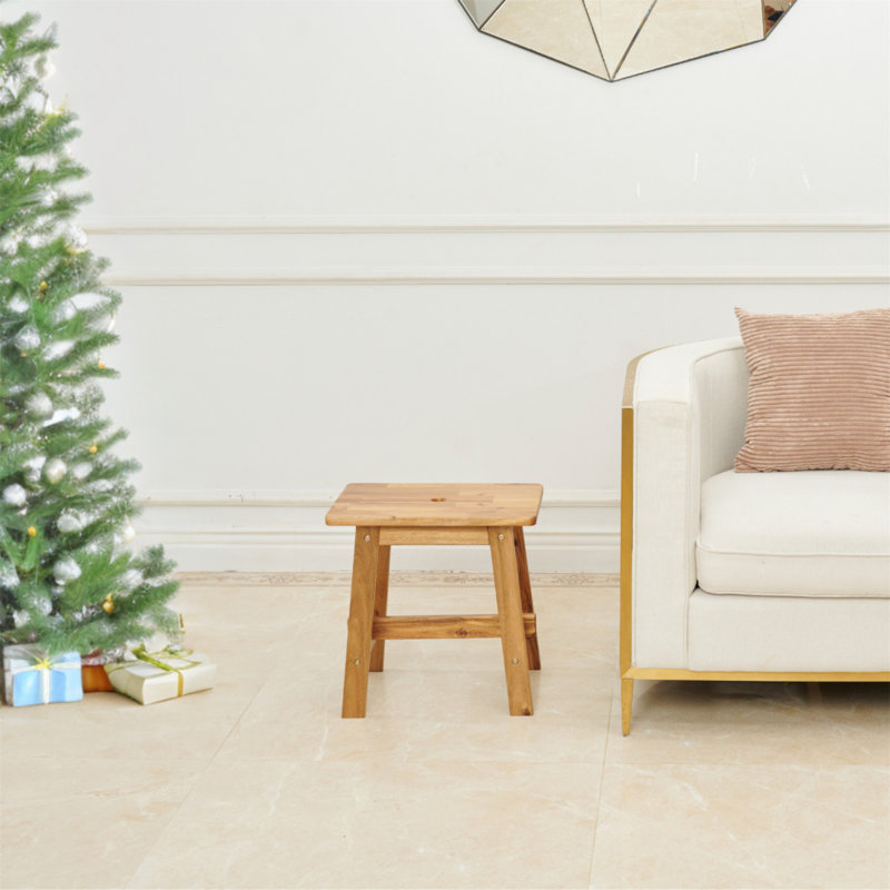 Kendrell Solid Wood Counter Stool