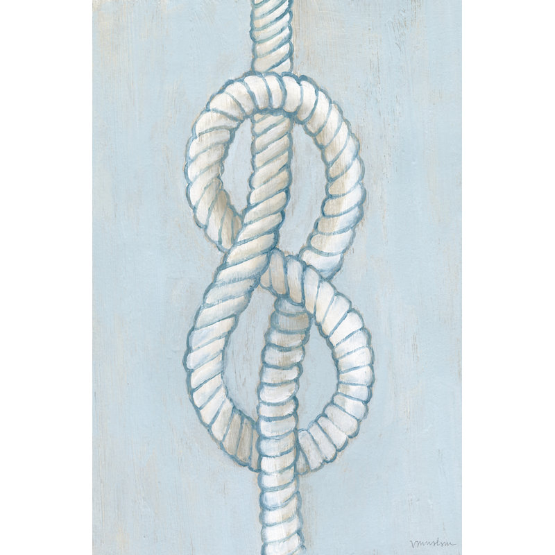 Starboard Knot II by Vanna Lam -  Painting, 122 cm H x 81 cm W, Black Floater Framed