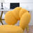 Teddy Fabric Swivel Office Chair with Adjustable Height and Ergonomic Curved Backrest-1135755110