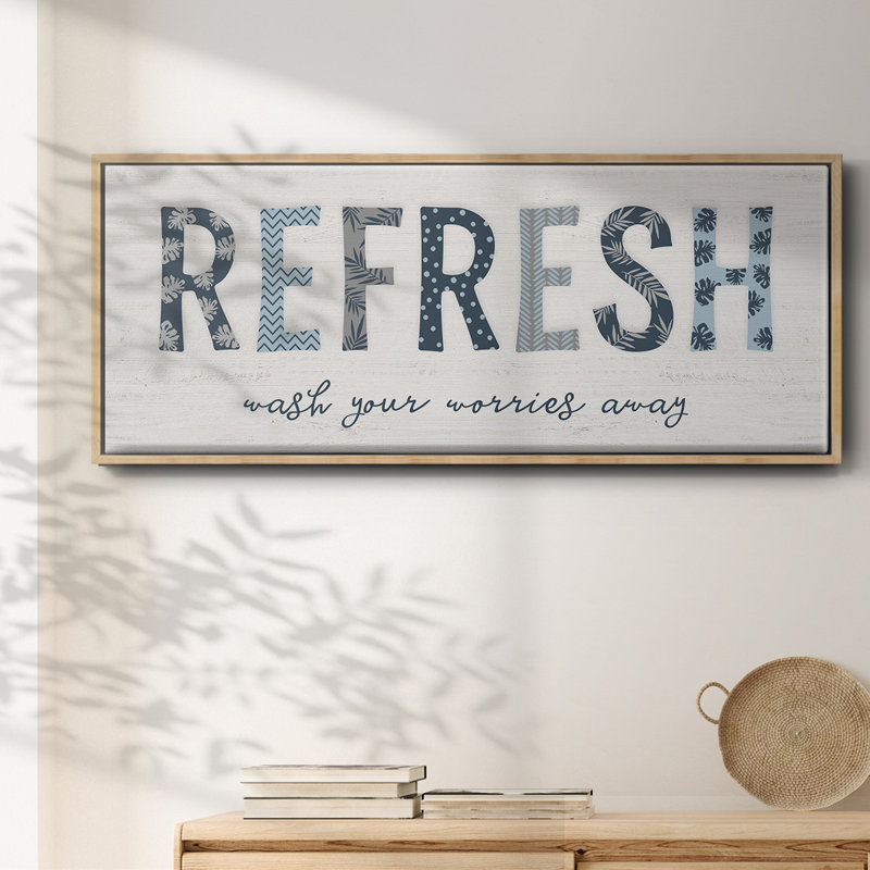 Refresh - Toile encadrée, H 8 po x l 20 po