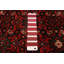 Tapis unique en laine rouge 5 pi 3 po x 8 pi 10 po Andelz